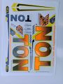 New 3D 2024 Latest TON Orange Edition Top Quality Cricket Bat Sticker For Professional Players. 