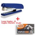 Atlas Stapler Machine Large - 01 nos + Stapler Pin No M369 Pkts(02Nos). 
