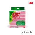 3M Scotch Brite sponge with pink color. 