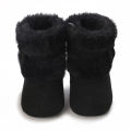 Baby Girls Snow Boots 0-18 Months Winter Warm Plush Soft Sole Non Slip Cute Bow Comfortable Toddler Shoes. 