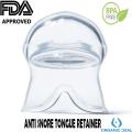 Anti Snoring Mouthpiece Tongue Retainer Helps to Eliminate Snoring Anti Snore Device Silicone Snore Sleep Apnea Anti Ronflement. 