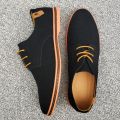 2024 Spring Suede Leather Men Shoes Oxford Casual Shoes Classic Sneakers Comfortable Footwear Dress Shoes Large Size Flats. 