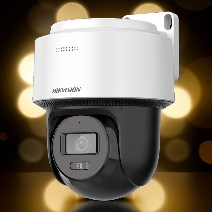 Original Hikvision 6 MP PT Camera, Color White, Two-way Audio Communication, Rotateable, Motion  detection, Alarm system, Colourful Night Vision, HD Result