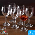 Large wine glass set( pack of 6),Nova Imperial glass set for serving cold drinks and other drinks.. 
