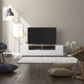 TV Stands with four storage Cabinets for up to 60-Inch TVs" / Modern Design Tv Stands For Tvs Up To 60'', Led Light Entertainment Center, Media Console With Multi Functional Storage, Tv Cabinet For Living Room,Bedroom, Home Decor. 