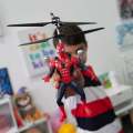 Toy Flying spider man Anime Figure Child. 