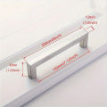 Kitchen Square Cabinet Handles Brushed/Black/Gold Door Pulls Stainless Steel Drawer Pulls Cupboard Wardrobe Hardware Handles.