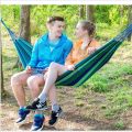 Quality hammock/duyan with rope,for baby/beach,camping,hiking,bed,rest,blue,red,indoor,outdoor. 