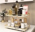 2 Tier Bathroom Organizer, Premium for Organization and Storage, Vanity tray Countertop Organizers. 
