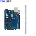 UN0 R3 Development Board ATMEGA328P CH340 / ATEGA16U2 Compatible For Arduino with Cable R3/R4 UNO Proto Shield Expansion Board. 