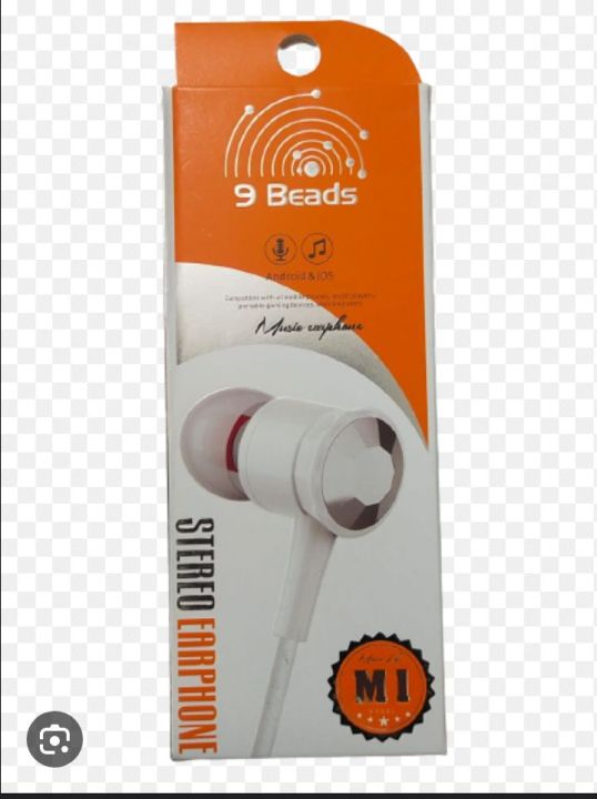 9 beads earphone