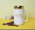 "Mr and Mrs Mugs: Couple Mugs with Mirror Lid - Perfect Couples Gifts for Wedding Anniversary, Engagement, Christmas, and Valentines Day. Ideal for Husband and Wife, Him/Her, His Hers - Unique Newlywed Gift". 