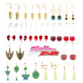 Anime JoJos Bizarre Adventure Earrings Kakyoin Noriaki Cherry Drop Earrings For Women Men Cartoon Cosplay Necklace Jewelry Gifts. 