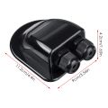 Double Wire Entry Gland Box Solar Panel Roof Wire Entry Gland Box Cable Motorhome White Double Hole RV Yacht Car Accessories New.