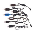 3.6-9.6V 250mA NiMh/NiCd Battery USB Charger Cable SM 2P Forward Plug Remote Control Car USB Charger Electric Toy~.