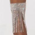 XSBODY 1PC Full Rhinestone Tassel Adjustable Ankles Foot Chain Jewelry for Women Crystal Anklets Cheville Bracelet Leg s. 
