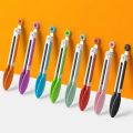 7 Inch Non-Slip Food Tongs Creative BBQ Grilling Salad Bread Cooking Clip Clamp Kitchen Serving Utensils Accessory.