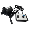 High Pressure Pump with Governor 1/2" Ceramic Pump 3000L/H 8M Head, DC 12V 24V Submersible Brushless Pump with EU Adapter.