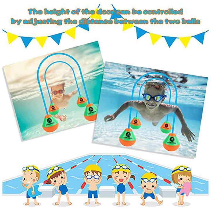 2%20Pcs%20Swim%20Toy%20Dive%20Swim%20Thru%20Door%20Pool%20Underwater%20Toy%20Reusable%20Through%20Door%20Diving%20Funny%20Swimming%20Games%20for%20Adults%20Kids%20-%20Image%202