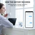 ONENUO Tuya WIFI Temperature Humidity Sensor Hygrometer Thermometer Smart Home Backlight Smart Life Support Alexa Assistant. 