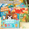 Montessori Baby Busy book My First Quiet Book Paste Early Learning Education Toy Children Toy Matching Game for Babies.