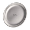Titanium Purification Plate Backcountry Dinnerware Lightweight Stackable Camping Tray Creative Home Dish Plate Camping Supplies. 