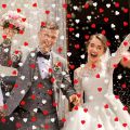 1000-5000Pcs Valentine's Day Paper Confetti Red Heart Tissue Party  Decor for Balloon Filling, Wedding Hand-Held Throwing Confet. 