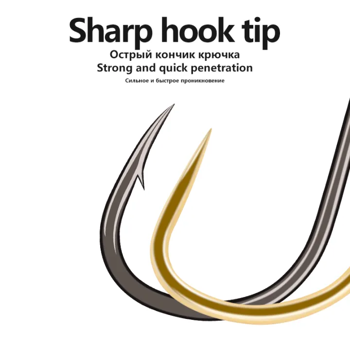 50PCS%20Barbless%20Fishing%20Hooks%20High%20Carbon%20Steel%20Material%201#%202#%203#%204#%205#%206#%207#%208#%20Crucian%20Preferred%20Fishhook%20Accessories%20-%20Image%202