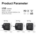 3.1A 5 Ports USB Charger PD Fast Charging Adapter For iPhone Xiaomi Samsung Mobile Phone EU/US/UK Plug Charge QC3.0 Wall Charger.