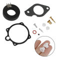 Areyourshop Carburetor Carb Rebuild Kit Fit for Yamaha Outboard 25HP 30HP 689-W0093-00 Motorcycle Accessories. 