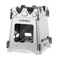 Lixada Compact Folding Titanium Wood Stove for Outdoor Camping Cooking Picnic Wood Burner camping accessories and equipment. 