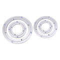 1Pc Heavy Duty Aluminium Alloy Rotating Bearing Plate Turntable Round Dining Table Bearings Swivel Plate 4in/6in/8in/10in.