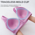 Plus Size Seamless Sexy Open Cup Bra for Maternity Clothes Pregnancy Women Front Closure Breastfeeding Underwear Nursing Bras. 