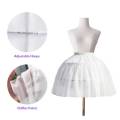 Women Girls Ruffled Short Petticoat Solid Fluffy Bubble Tutu Skirt Puffy Half Slip Prom Crinoline Underskirt No Hoop. 