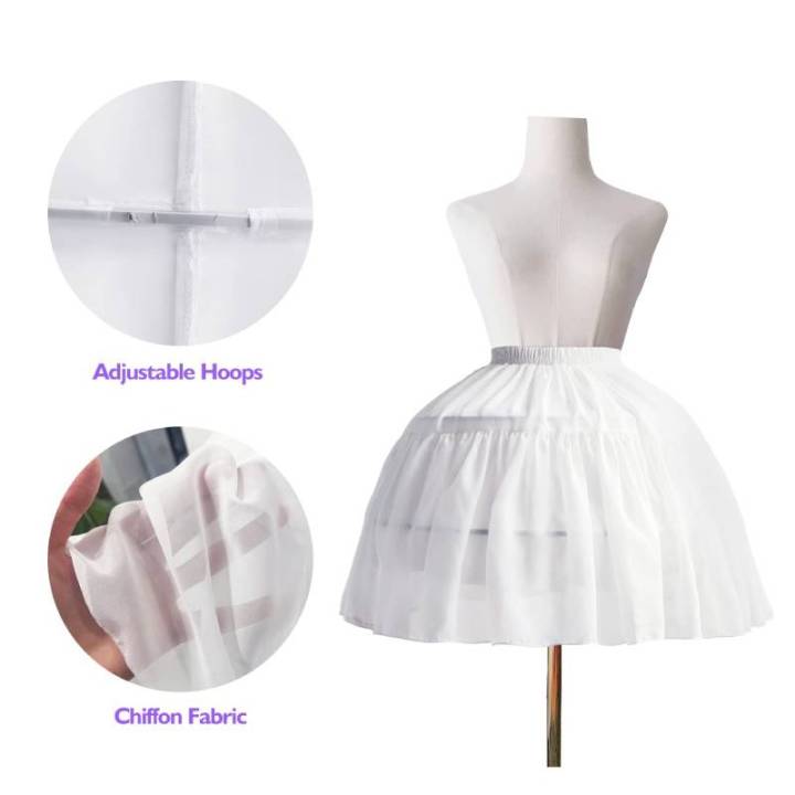 Women%20Girls%20Ruffled%20Short%20Petticoat%20Solid%20Fluffy%20Bubble%20Tutu%20Skirt%20Puffy%20Half%20Slip%20Prom%20Crinoline%20Underskirt%20No%20Hoop%20-%20Image%205