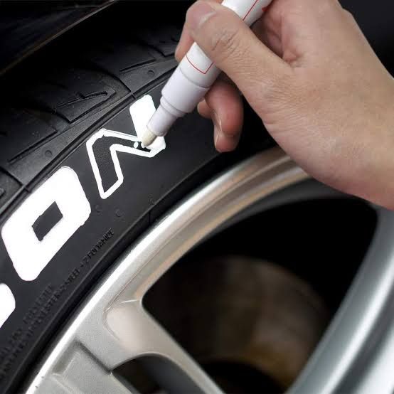 Tire Marker Waterproof White Pen