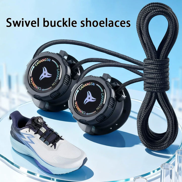 Automatic Shoelaces Without ties Install simple Swivel Buckle Laces Thick Rope Tennis Sneakers Shoelace Shoe Accessories