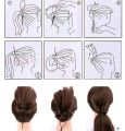 Twist & Loop Ponytail Maker 2 pcs Hair Braid Styling Tool. 
