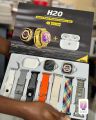H20 Ultra Smartwatch 10 in 1 with 7 Straps, Silicone Case, Earbuds, and Full HD Display. 