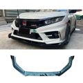 Front Bumper Universal Lip Splitter For All Car's 4 pieces In plastic||Front Bumper Extension||Body kit. 