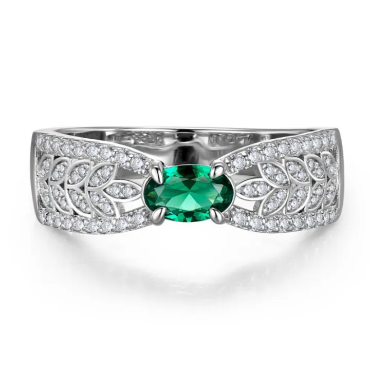 Huitan%20Fancy%20Leaf%20Band%20Oval%20Green%20Cubic%20Zirconia%20Wedding%20Rings%20for%20Women%202023%20New%20Exquisite%20Finger%20Accessories%20Fashion%20Jewelry%20-%20Image%204