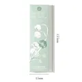 Mr. Paper 20pcs/Box Relief Flowers Bookmark Fresh Literature and Art Style Journal Decoration Reading Bookmarks Stationery. 