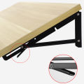1pc Multiple Sizes Triangle Folding Angle Bracket Stainless Steel Heavy Support Wall Mounted Shelves Table Home Hardware. 