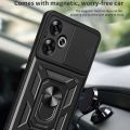 Armored Protective Shell For Redmi 13C 12C 10C 9C 11A 10A 9A With Magnetic Ring Stand Phone Case Camera Protection. 