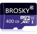 400GB Micro SD SDXC Card, BROSKY Class 10 Flash Memory Card with Free Adapter, Designed for Android Smartphones, Tablets and Others (400GB). 