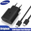 25W USB-C Super Fast Charging Wall Charger – Compatible with Galaxy S20/S20+/S20 Ultra/Note10/Note20/S10 5G. 