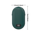 New Hand Warmer Power Bank 2in1 USB Rechargeable Winter Mini Hand Warmer Electric Heater Pocket Warmer high-capacity Winter . 