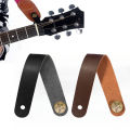Miwaye Guitar Neck Strap Guitar Leather Strap Holder Button Safe Lock For Ukulele Bass Acoustic Guitar Accessories.