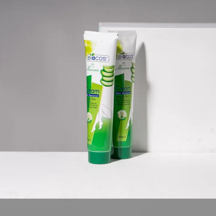 Biocos%20Aloe%20Vera%20Hair%20Removal%20Cream%20with%20Vitamin%20E%20-%20Gentle%20&%20Soothing,%20Quick-Acting%20Formula,%20Hydrating%20&%20Refreshing%20-%20120ml%20-%20Image%202