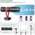 Smartphone Video Vlogging Kit with LED Light, Phone Holder, Microphone, Tripod, TECELKS YouTube Starter Kit for iPhone/Android, Content Creator Kit for Video Recording Vlogging. 